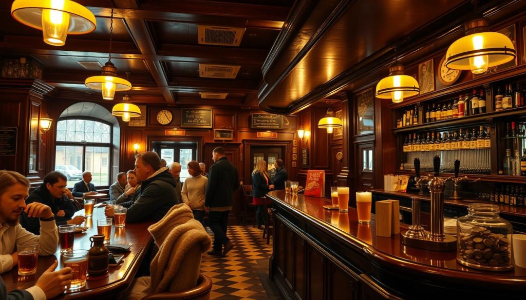London pub tipping customs